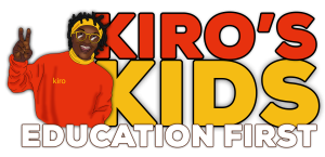 Kiro's Kids: Education First logo