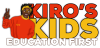 Kiro's Kids LOGO Education First WHT